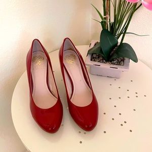 Vince Camino Red Pumps